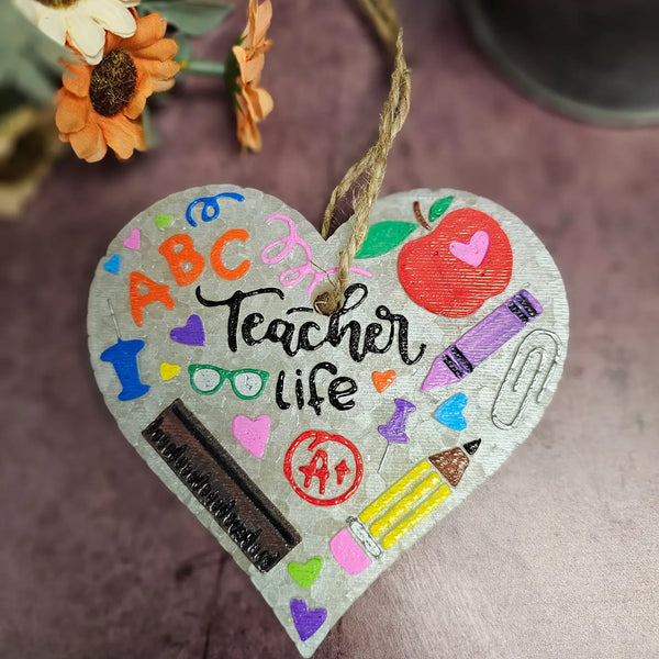 Teacher Heart Car Freshie