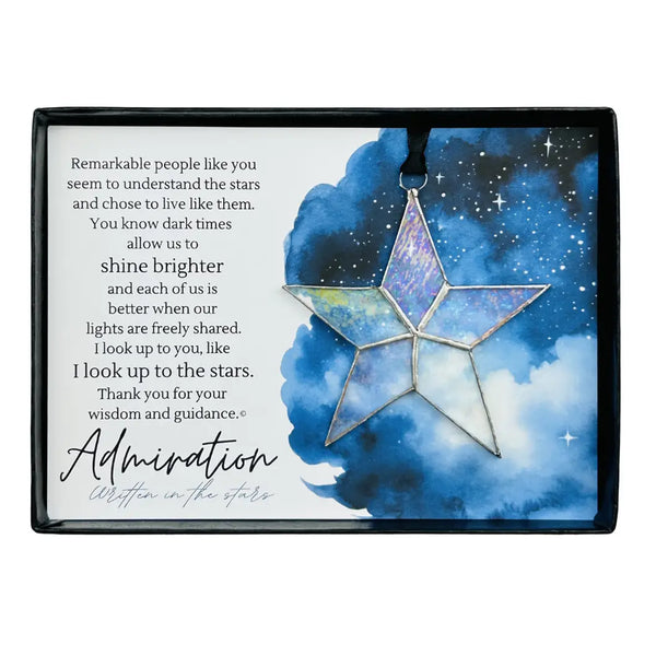 Written in the Stars - Stained Glass Star