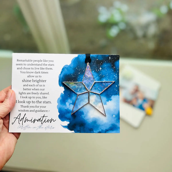 Written in the Stars - Stained Glass Star