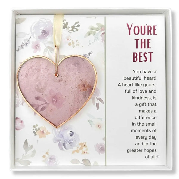 You’re the Best - Stained Glass Heart