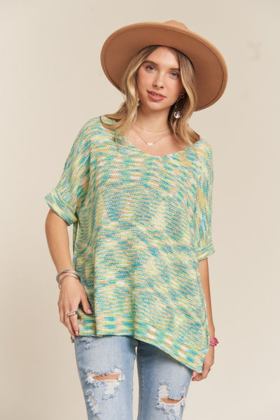 Multicolored Knit Top - Multi