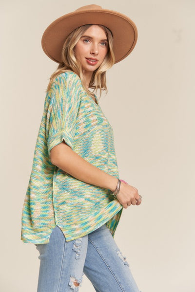 Multicolored Knit Top - Multi