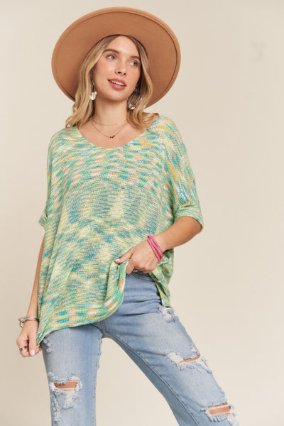 Multicolored Knit Top - Multi