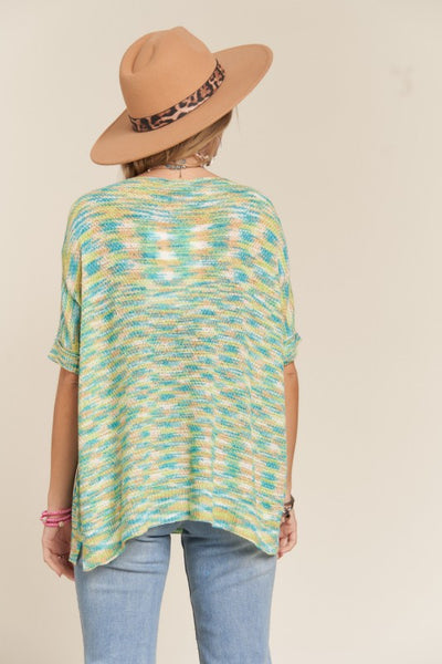 Multicolored Knit Top - Multi