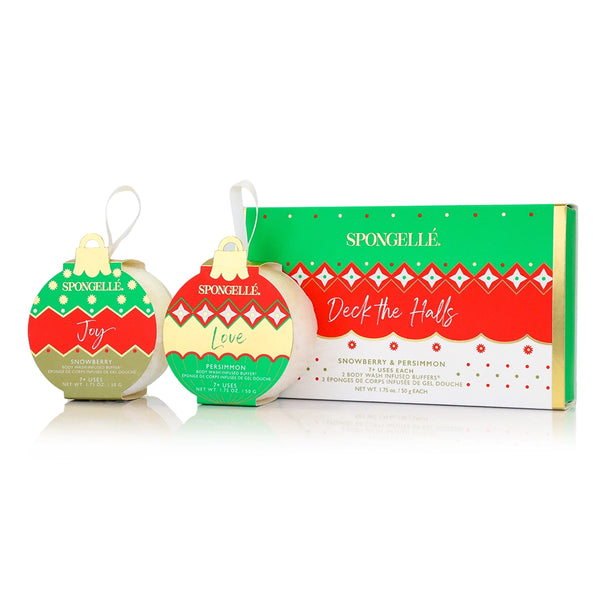 Spongelle - Deck the Halls Holiday Ornament Gift Set