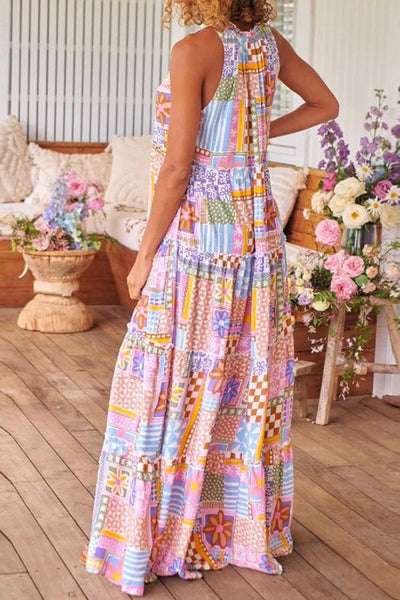 Bohemian Maxi Dress - Multi - SALE