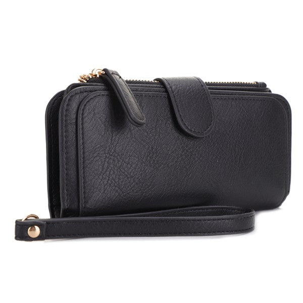 Multi Section Wallet Black